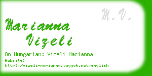 marianna vizeli business card